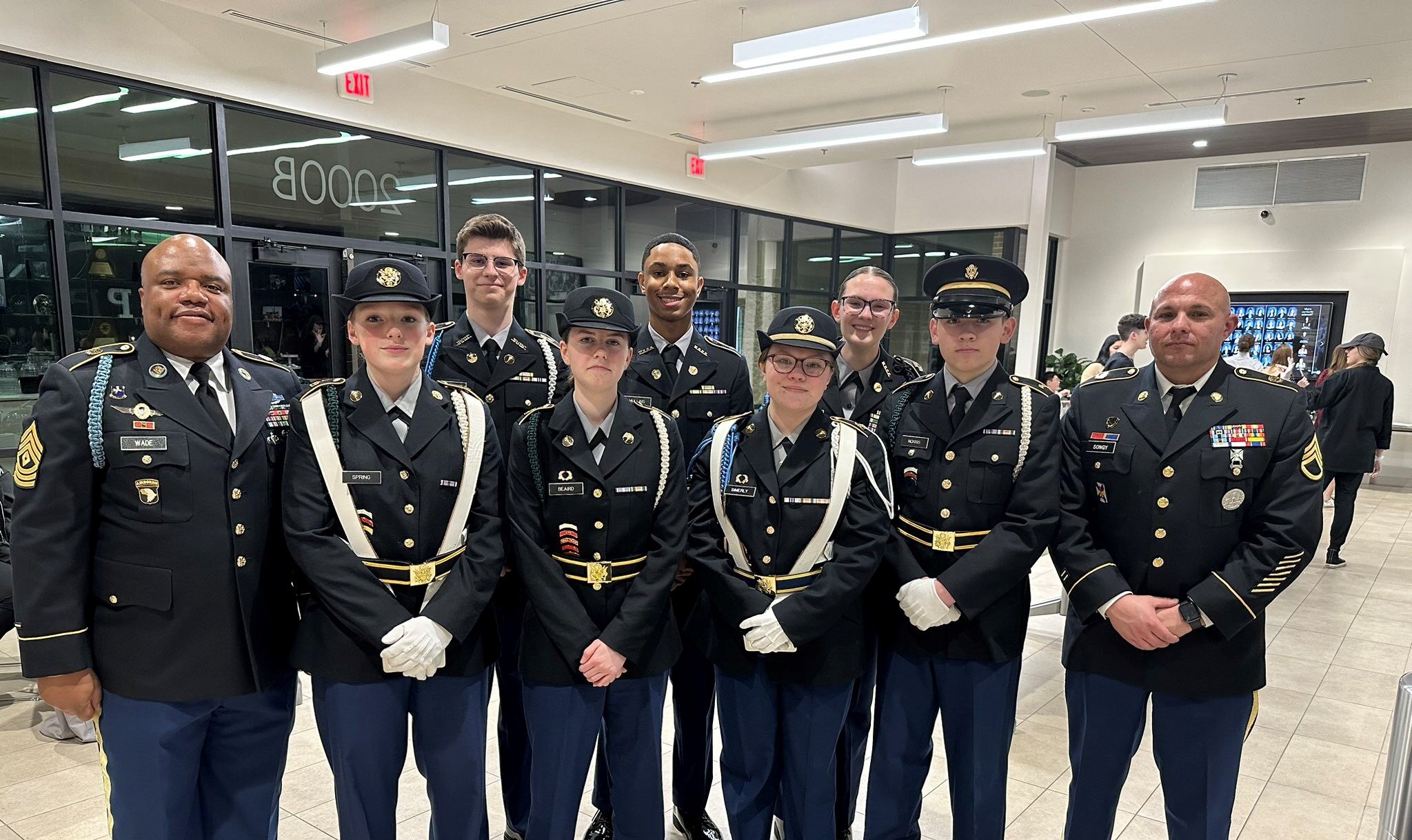 JROTC in dress uniforms